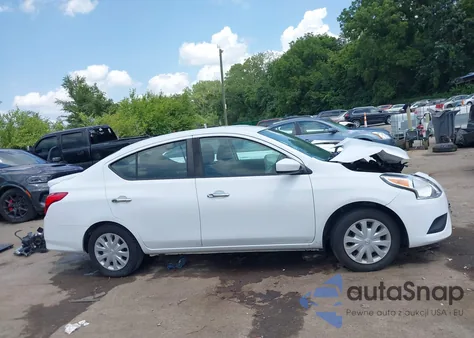 2019 Nissan Versa 1.6 Sv z USA, uszkodzony, nr VIN 3N1CN7AP1KL812595